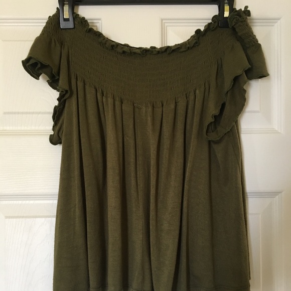 Strapless casual top - Picture 4 of 5